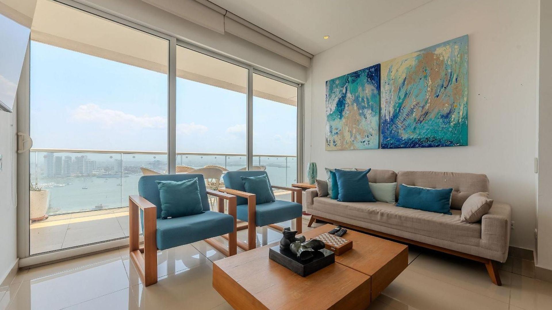 1904 H2 - Vista Al Mar Y Centro Histórico 2 Hab Apartamento *