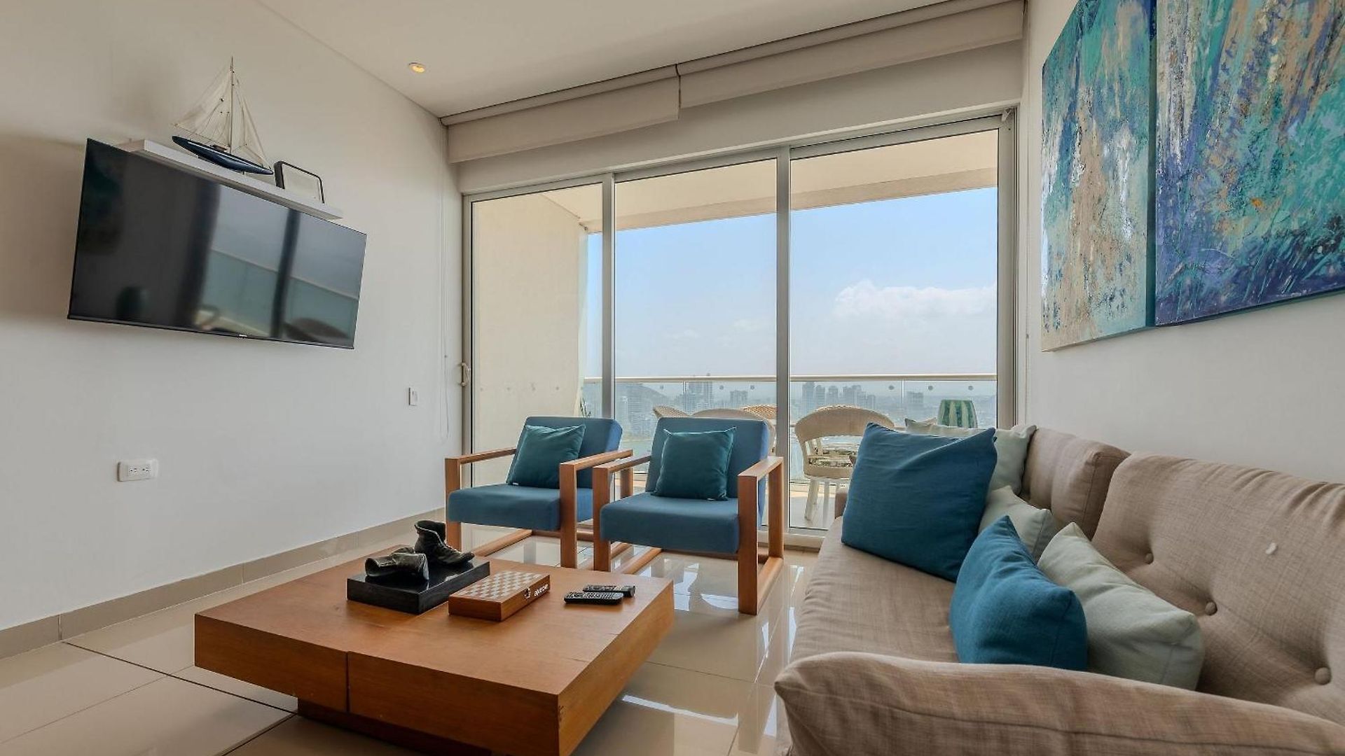 1904 H2 - Vista Al Mar Y Centro Histórico 2 Hab Apartamento Cartagena
