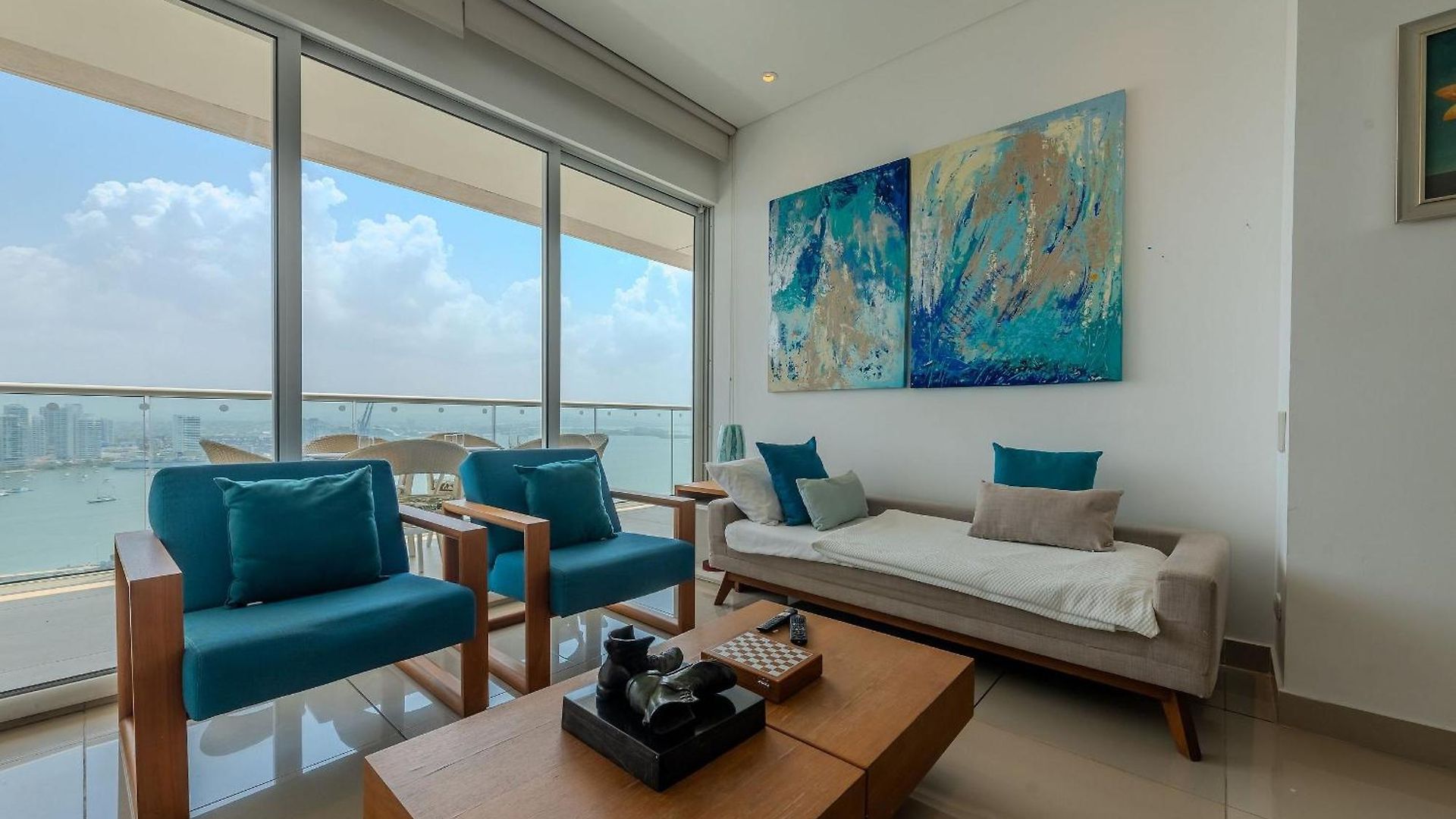 1904 H2 - Vista Al Mar Y Centro Histórico 2 Hab Apartamento Cartagena