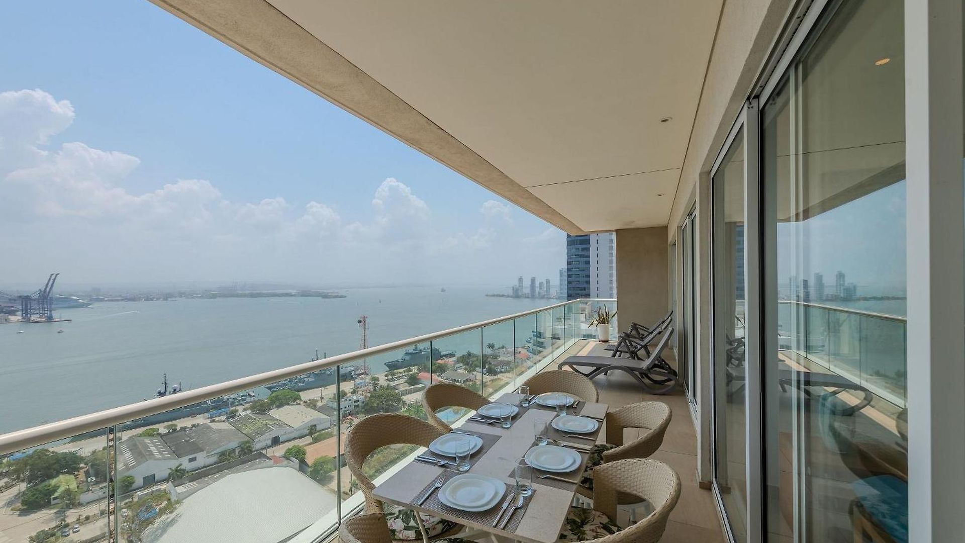1904 H2 - Vista Al Mar Y Centro Histórico 2 Hab Apartamento *