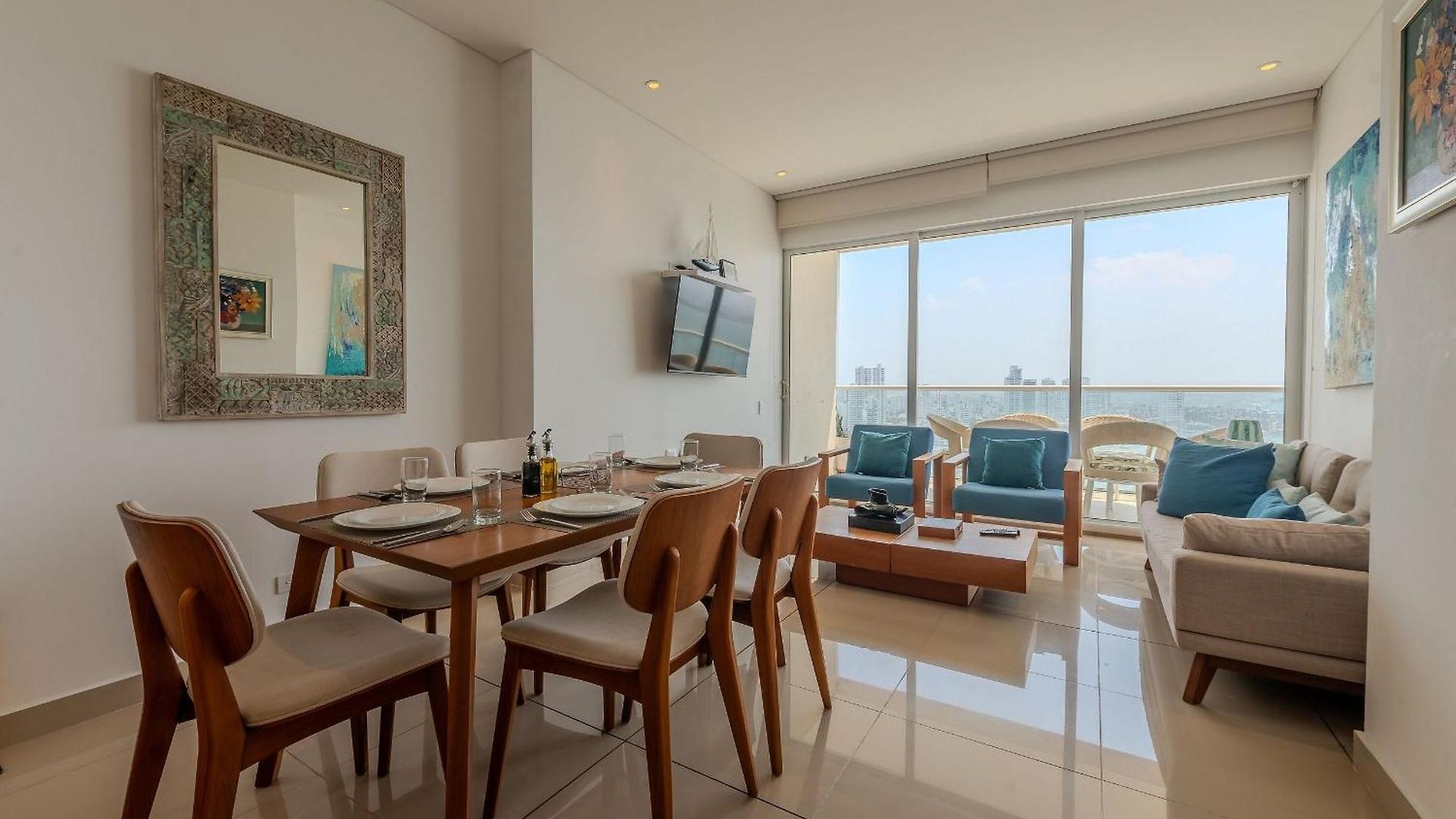 1904 H2 - Vista Al Mar Y Centro Histórico 2 Hab Apartamento Cartagena