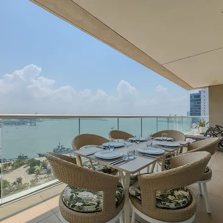 1904 H2 - Vista Al Mar Y Centro Histórico 2 Hab Apartamento