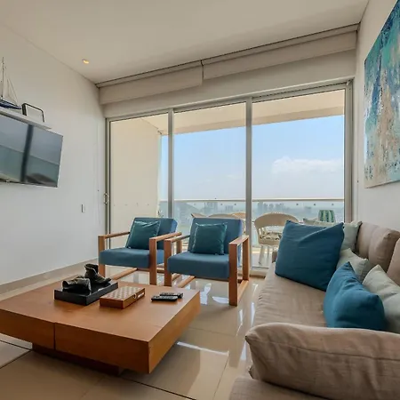 1904 H2 - Vista Al Mar Y Centro Histórico 2 Hab Apartamento Cartagena