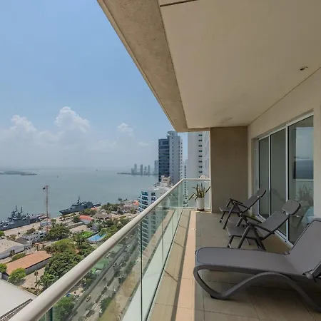 1904 H2 - Vista Al Mar Y Centro Histórico 2 Hab * Cartagena