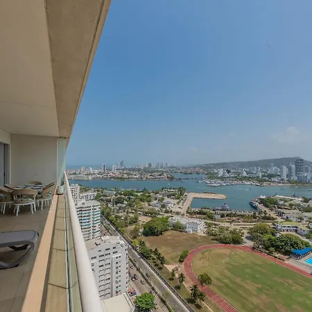 Apartamento 1904 H2 - Vista Al Mar Y Centro Histórico 2 Hab Cartagena